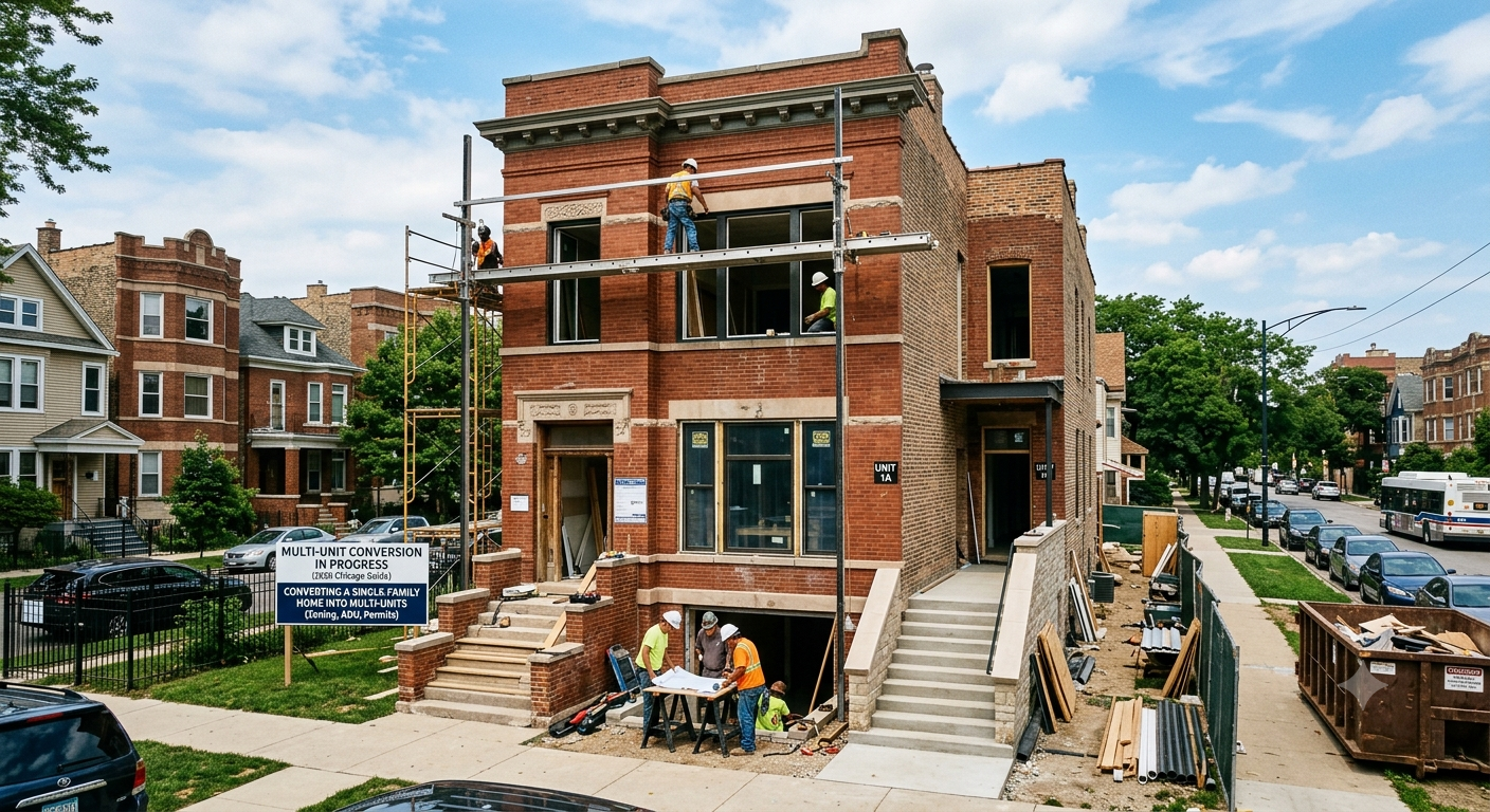 Convert Single Family to Multi Unit Chicago | Cost, Zoning & Process